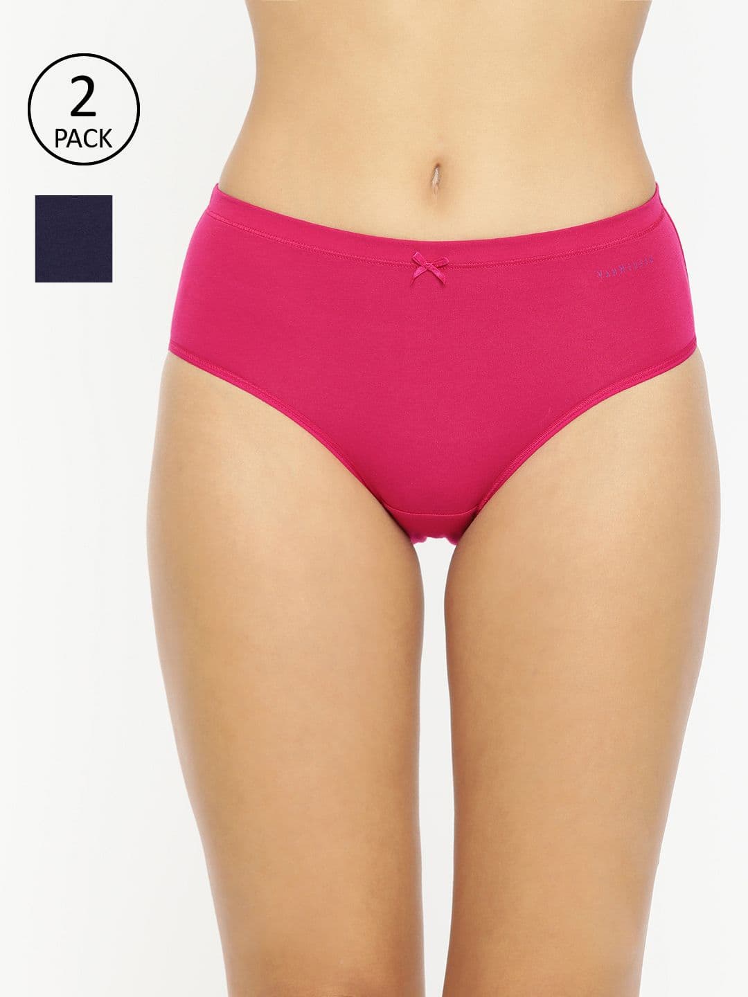 Van Heusen Women Pack of 2 Cotton Stretch Hipster Solid Panty No-Marks Waistband - view 1