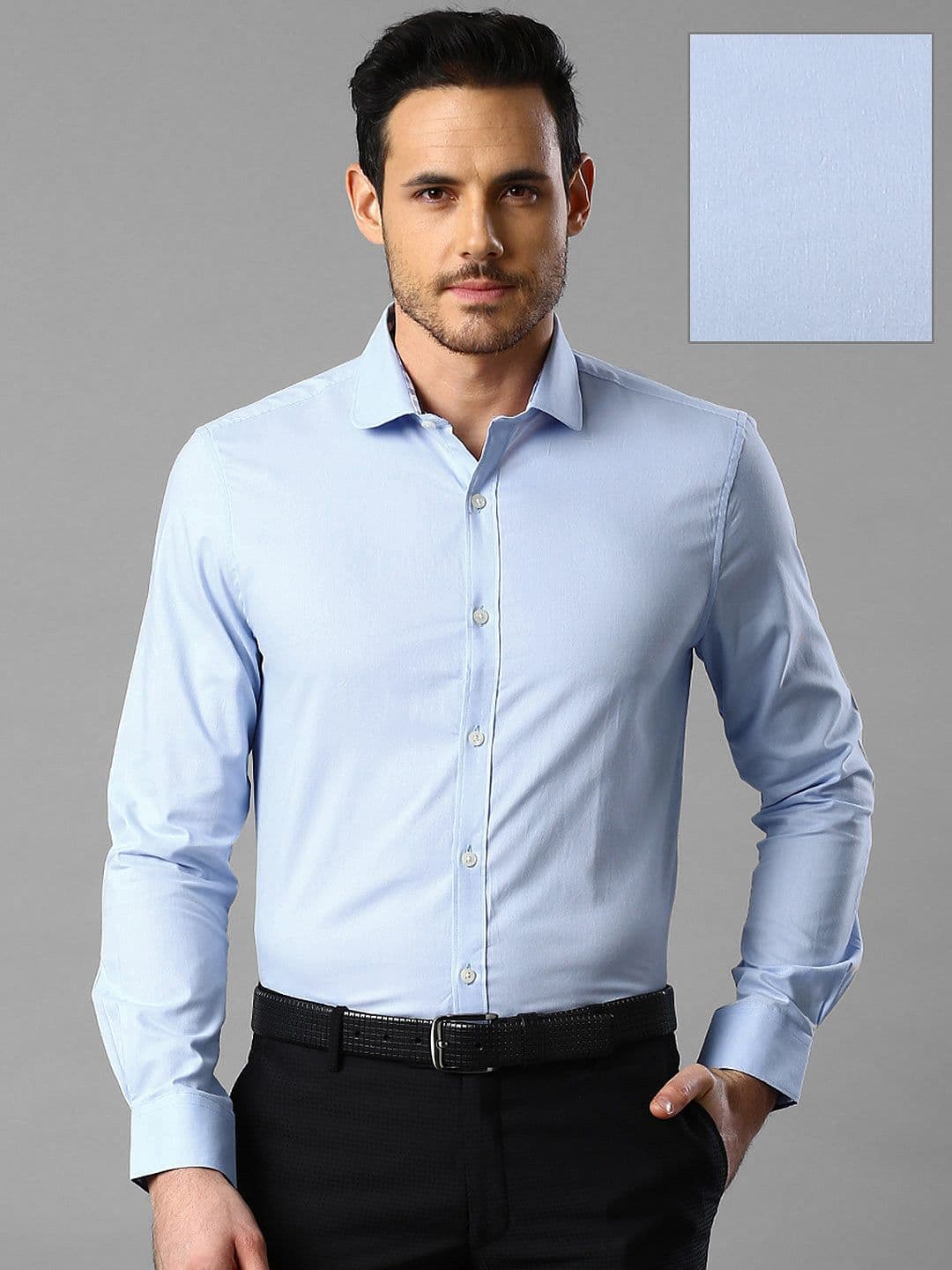 INVICTUS Blue Slim Fit Formal Shirt - view 1