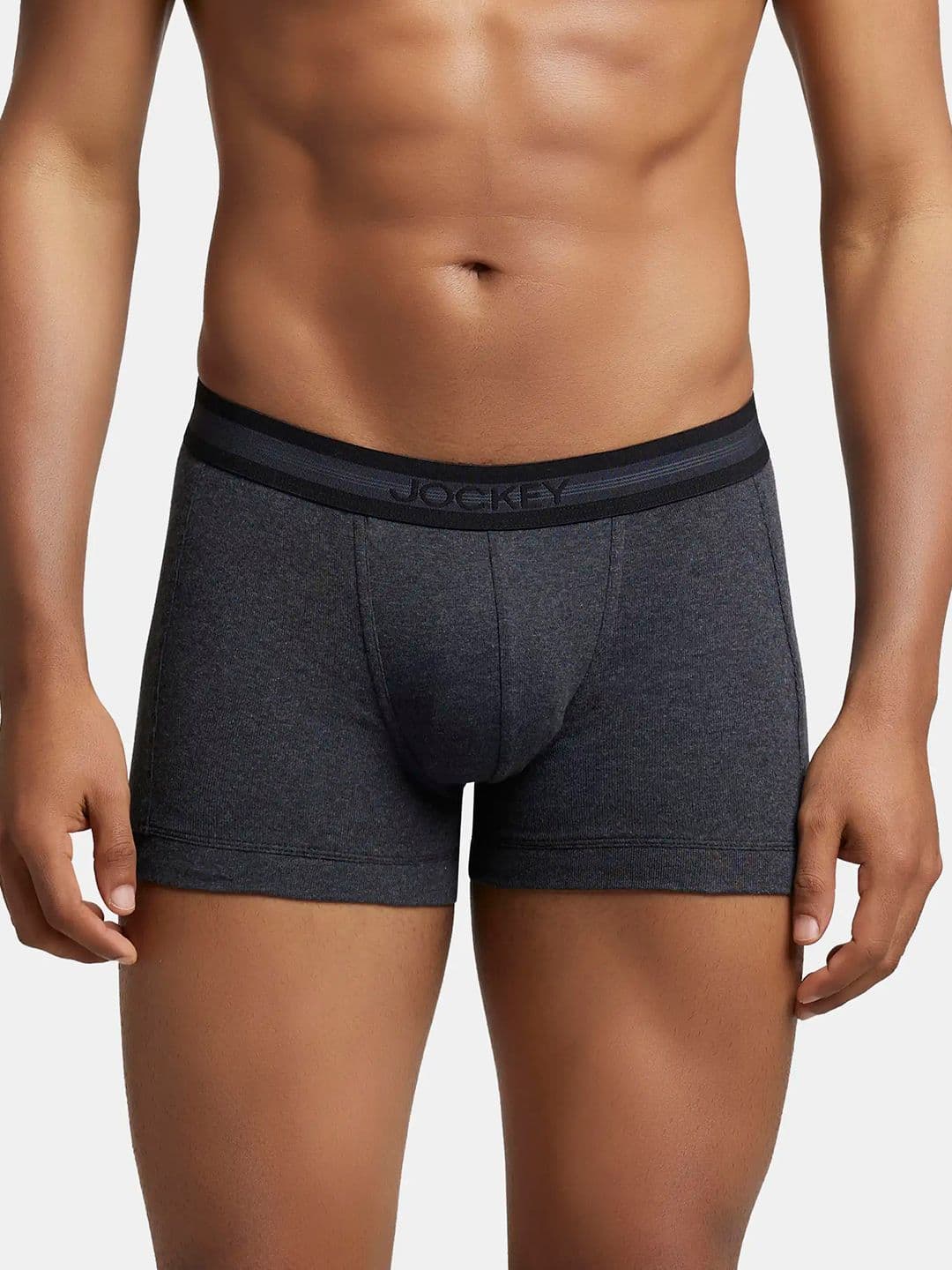 Jockey Combed Cotton Rib Trunk with StayFresh Treatment-1015 - view 1