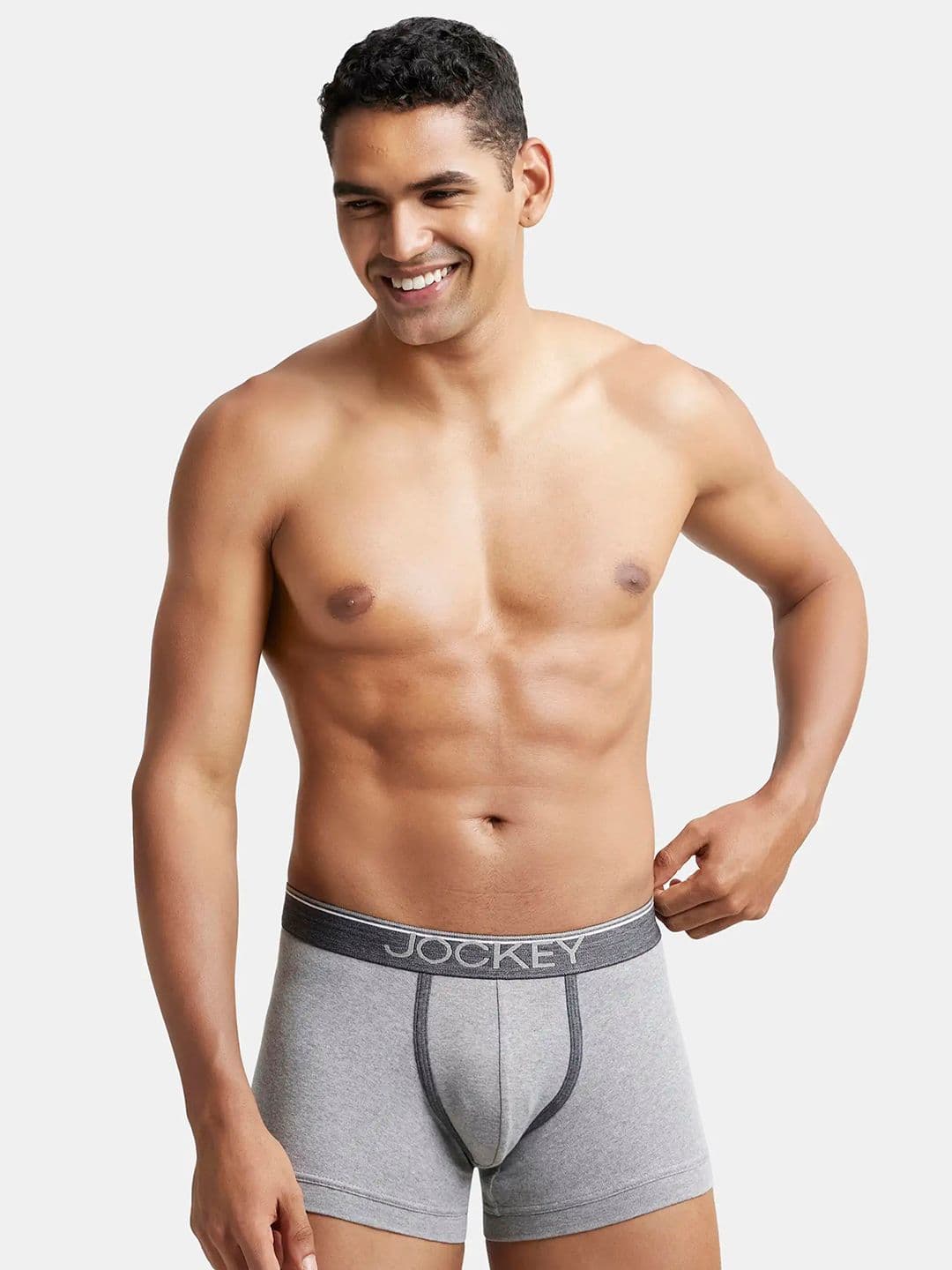 Jockey Combed Cotton Rib Trunk with Ultrasoft Waistband-8015 - view 1