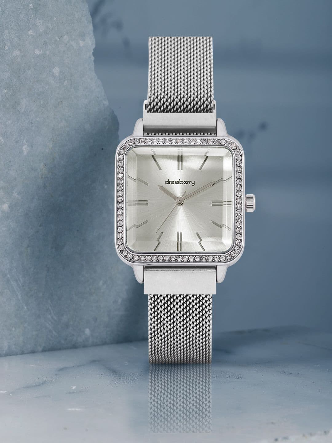 DressBerry Women Silver-Toned Analogue Watch MFB-PN-CHR-S1918 - view 1