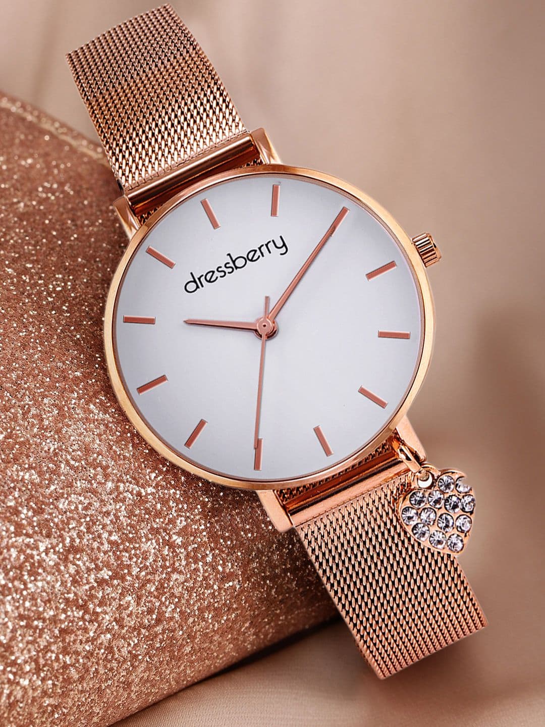 DressBerry Women White Analogue Watch MFB-PN-PF-DK2691B - view 1