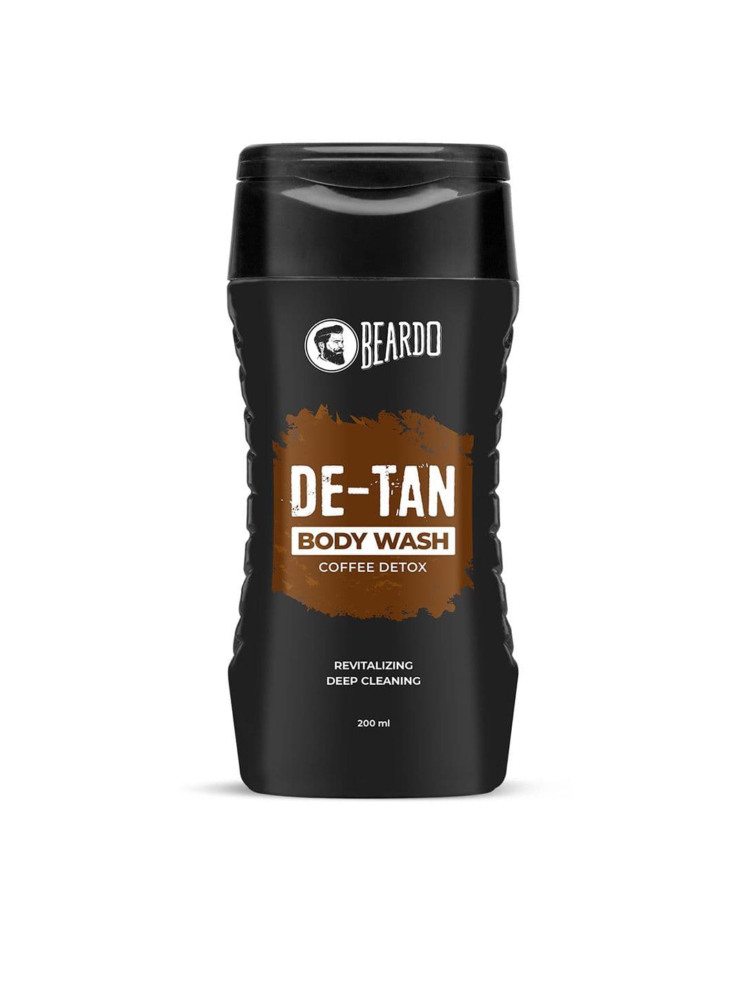 BEARDO Men De-Tan Body Wash for Skin Detox & Deep Cleansing with Caffeine - 200 ml - view 1