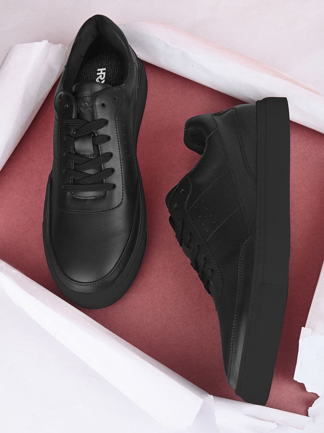 HRX by Hrithik Roshan Men Black Gamescape Sneakers - view 1