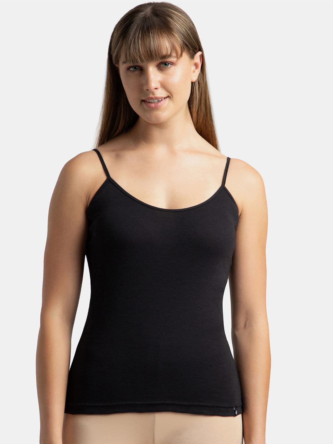 Jockey Super Combed Rib Camisole with Adjustable Straps and StayFresh Treatment -1487 - view 1