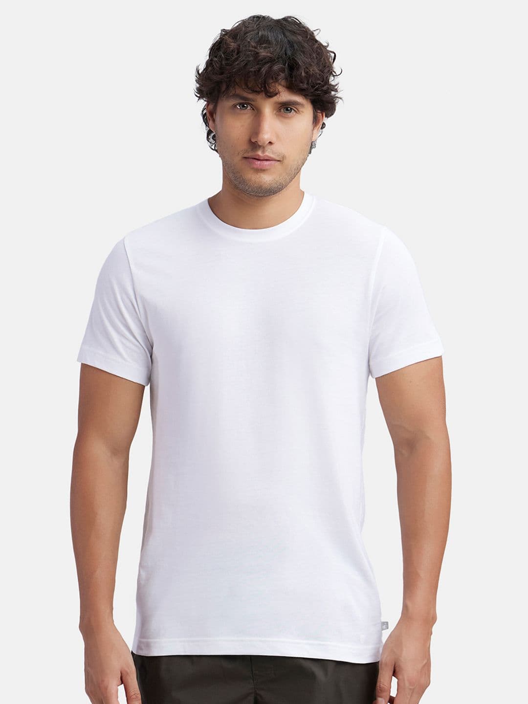 Jockey Combed Cotton Half Sleeved Inner Tshirt-MC06 - view 1