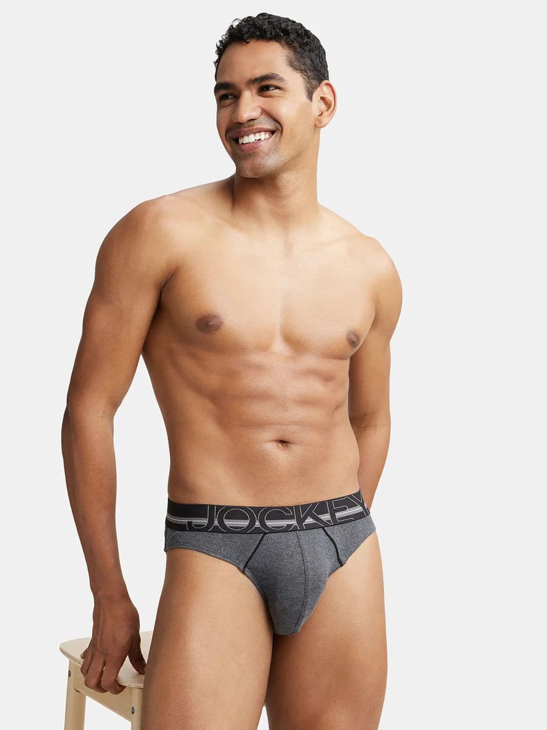 Jockey Combed Cotton Rib Brief with Ultrasoft Waistband-US17 - view 1