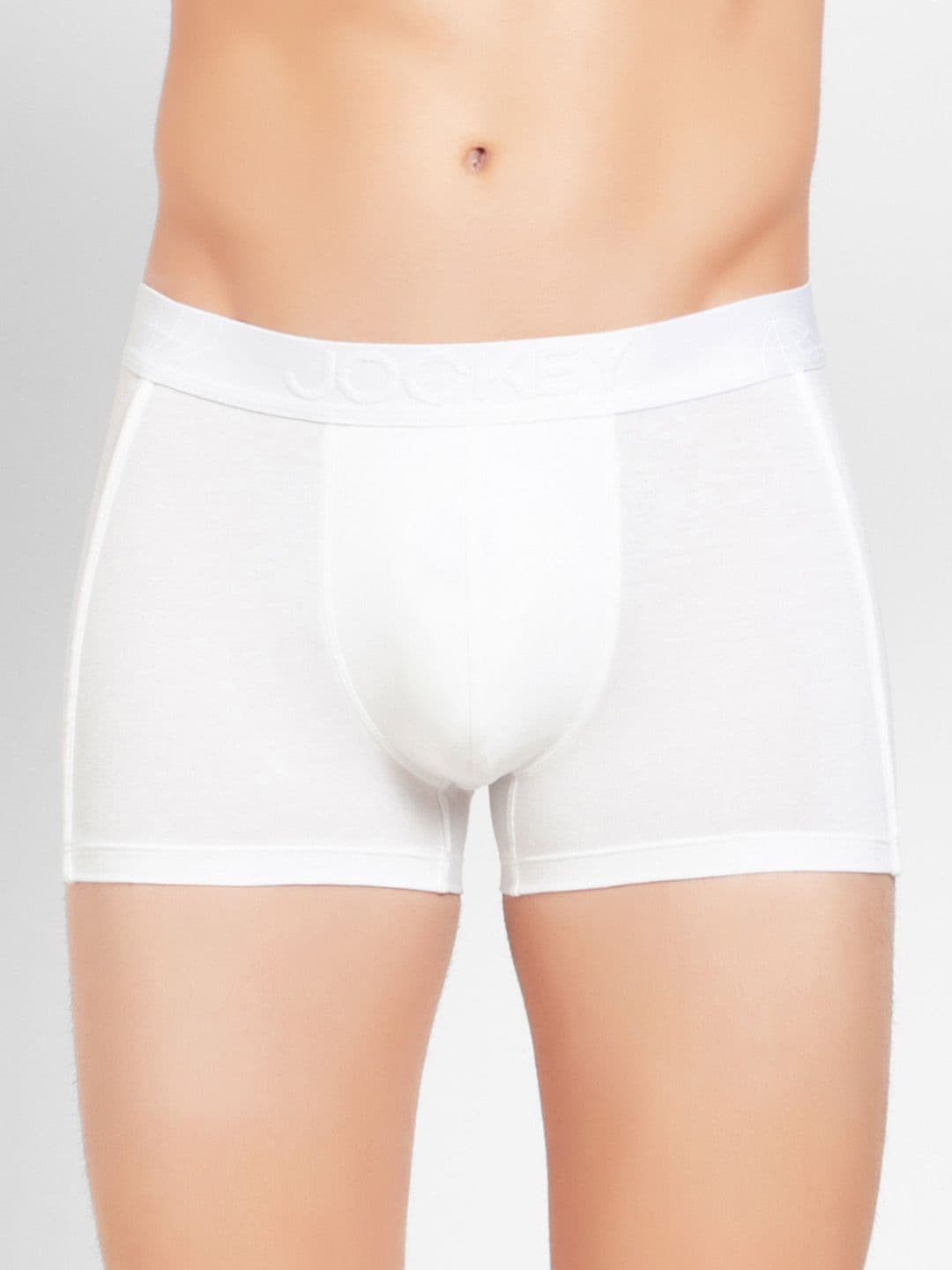 Jockey International Collection Men White Solid Trunks IC25 - view 1
