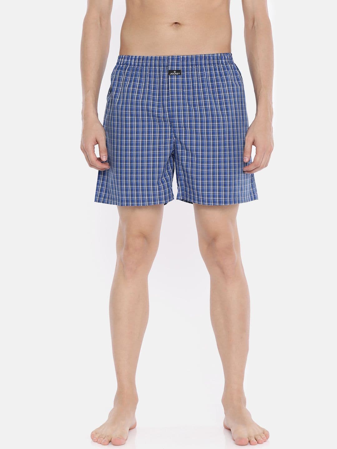 Jockey Men Assorted Checked Pure Cotton Boxers 1222-0110 - view 1