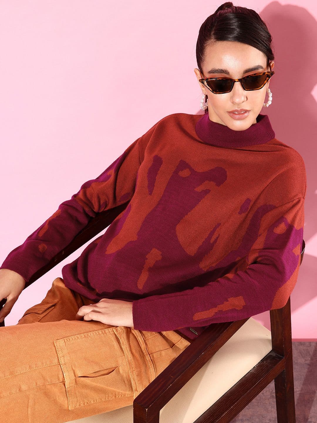 The Roadster Life Co. Quirky Pullover Sweater - view 1