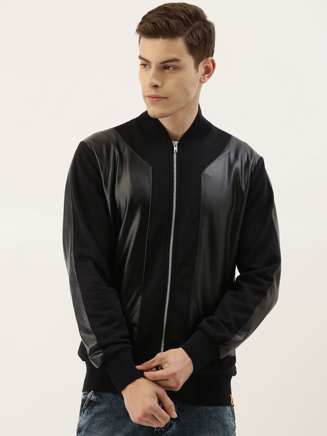 CAHOOT Men Black Solid Bomber Jacket - view 1