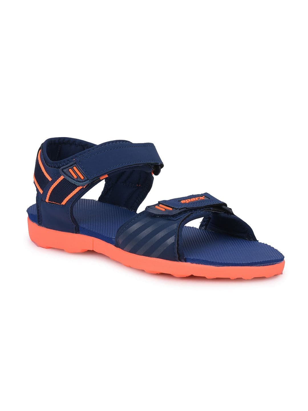 Sparx Men Navy Blue & Orange Comfort Sports Sandals - view 1