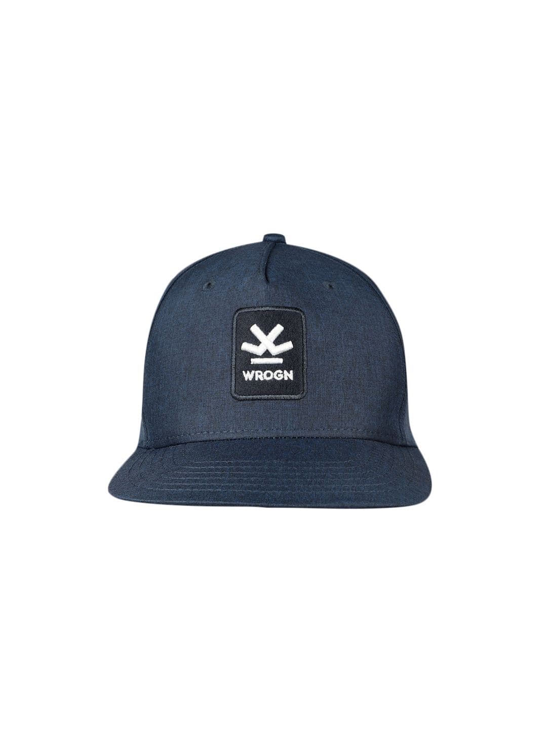 WROGN Unisex Navy Blue Embroidered Snapback Cap - view 1