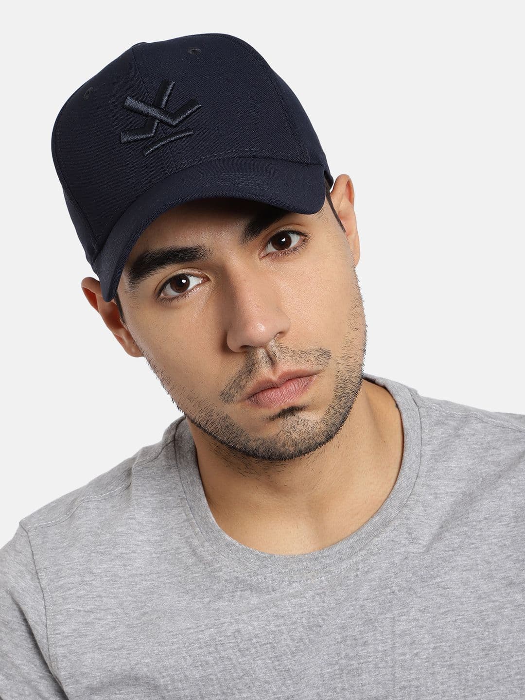 WROGN Unisex Navy Blue Embroidered Baseball Cap - view 1