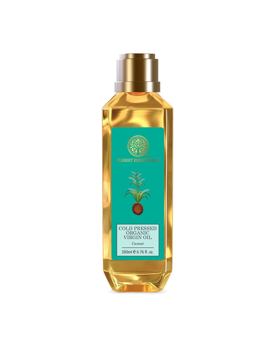 Forest Essentials Organic Cold Pressed Virgin Coconut Oil For Hair & Skin - 200ml - view 1