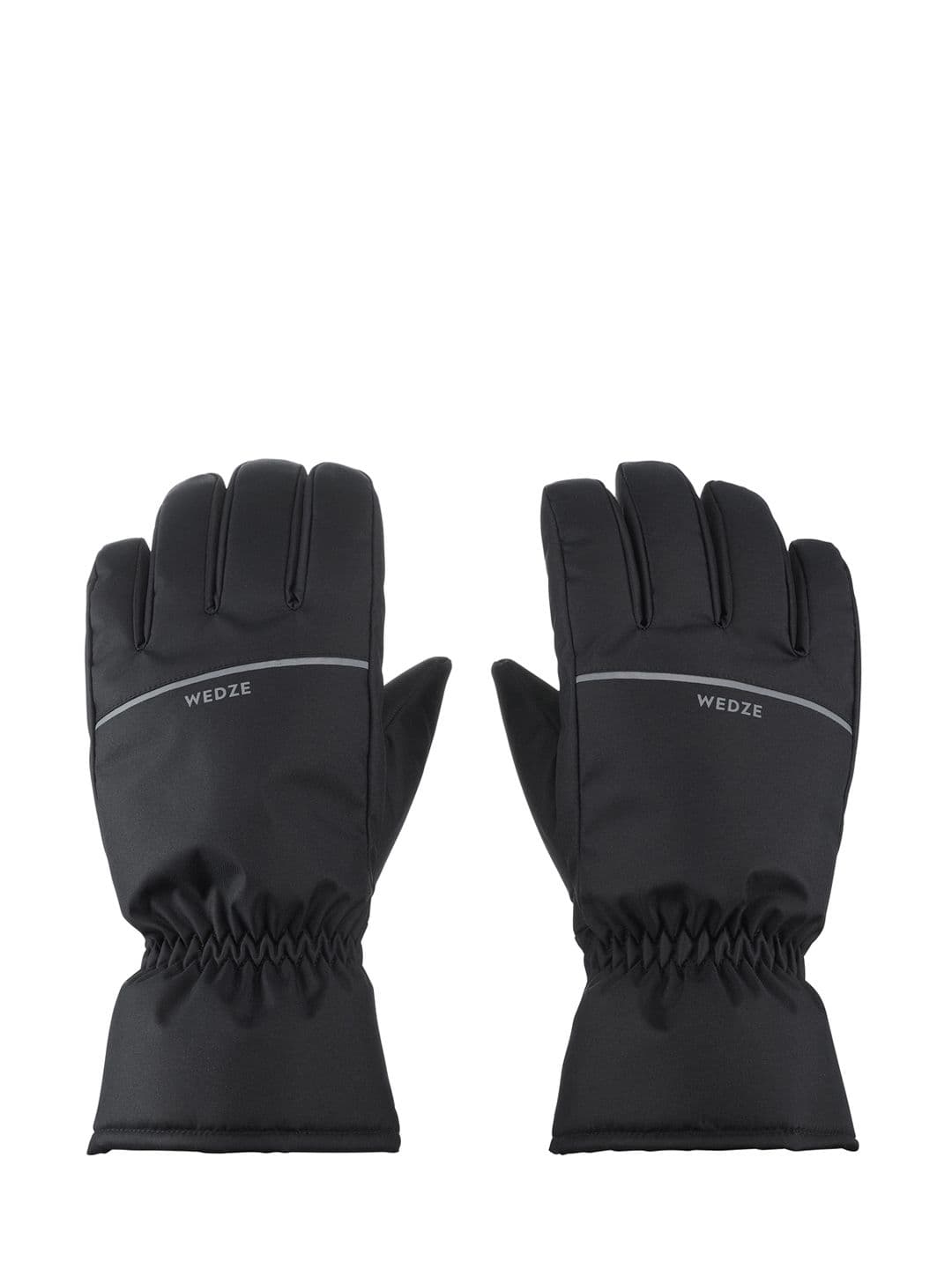 Decathlon Wedze - Adults Black GL100 Waterproof Skiing Winter Gloves - view 1