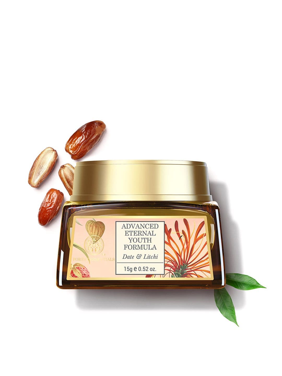 Forest Essentials Travel Size Advanced Eternal Youth Formula Date & Litch Night Cream- 15g - view 1