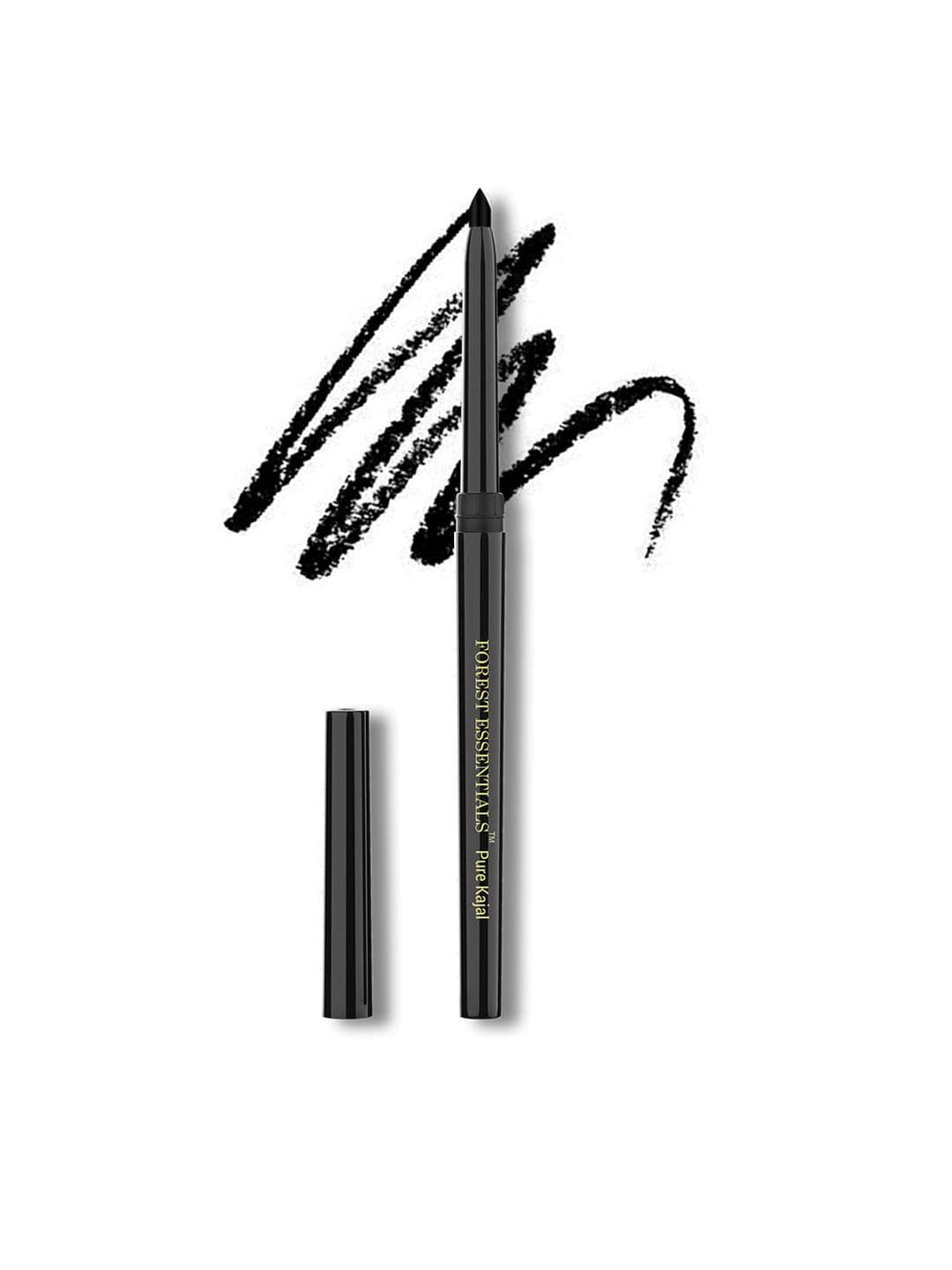 Forest Essentials Gulaab Khaas Natural Kajal with Intense Colour 0.3g - Charcoal Black - view 1
