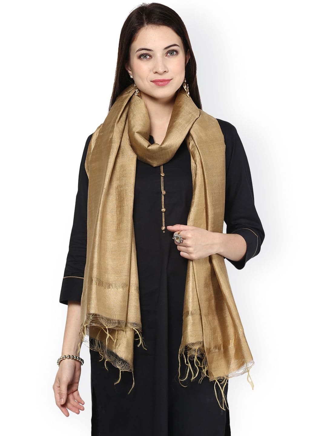 Dupatta Bazaar Beige Dupatta - view 1