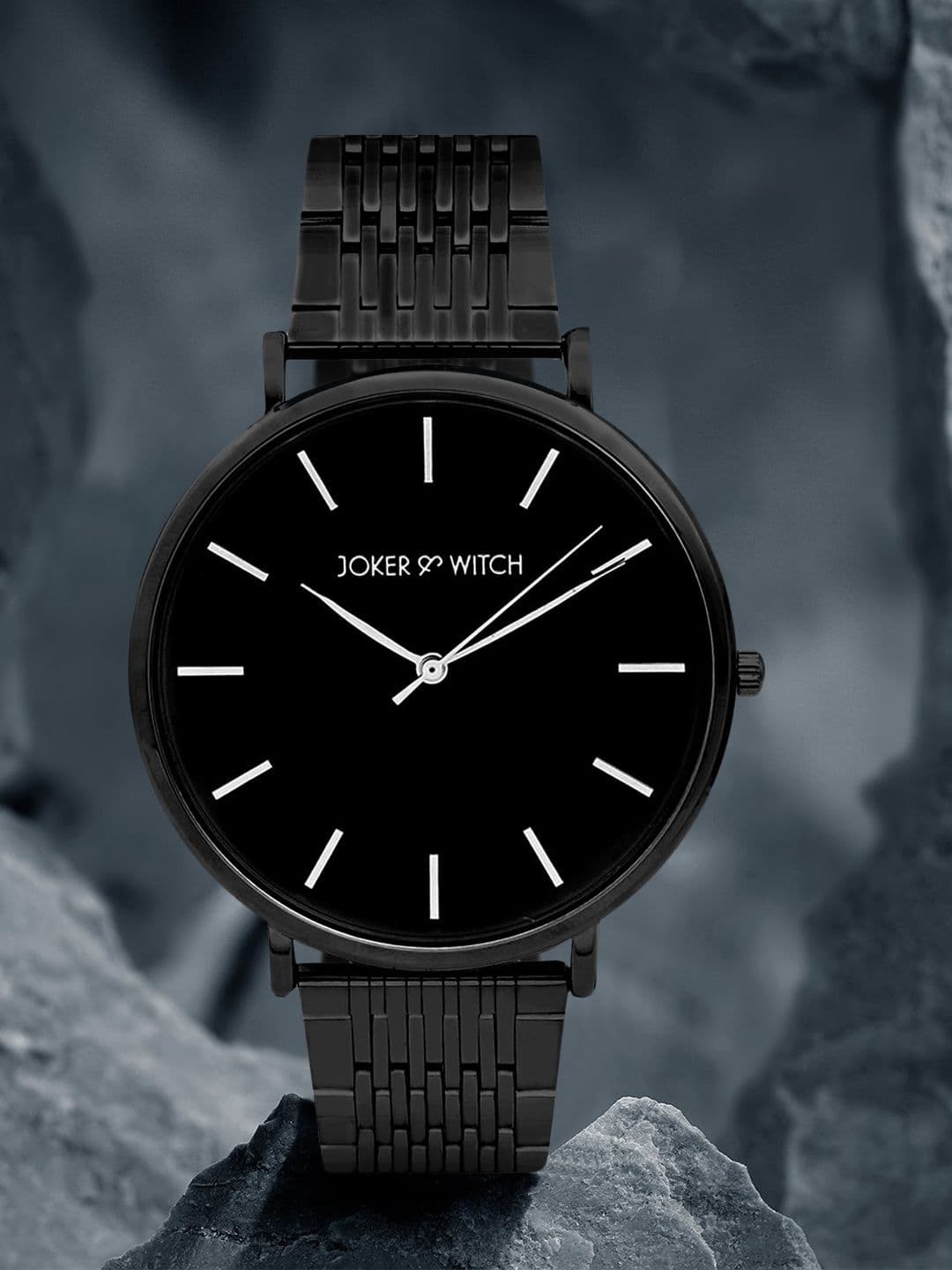 JOKER & WITCH Unisex Black Analogue Watch AMWW396 - view 1