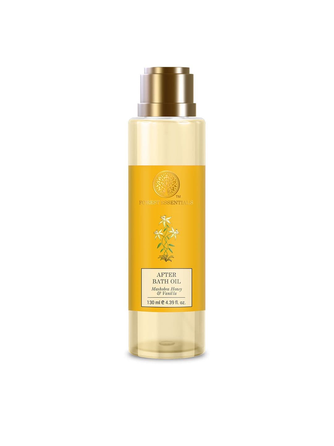 Forest Essentials After Bath Moisturizing Shower Oil with Mashobra Honey & Vanilla - 130ml - view 1