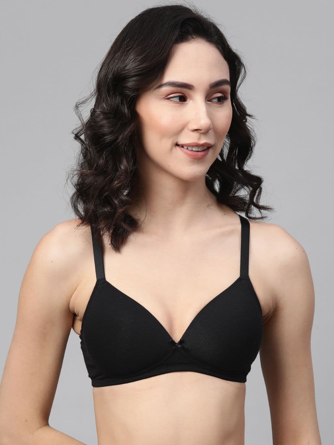 Marks & Spencer Cotton Rich Plain Sweetheart Neck Bra - view 1