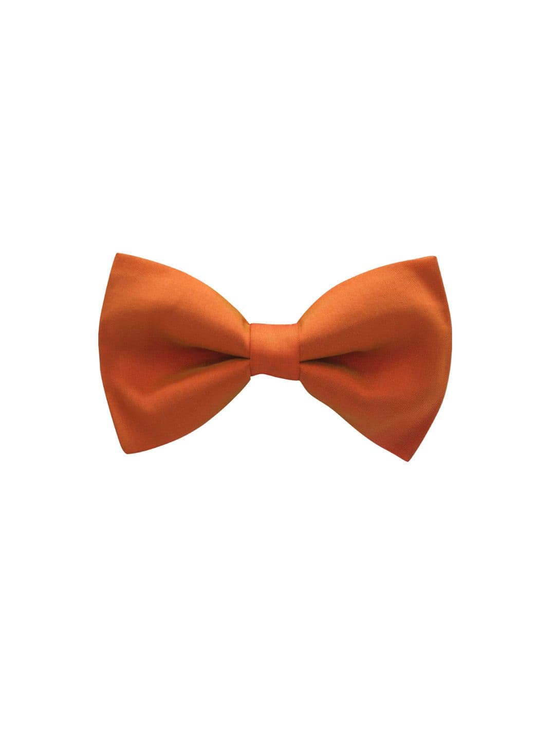 The Tie Hub Orange Solid Bow Tie - view 1