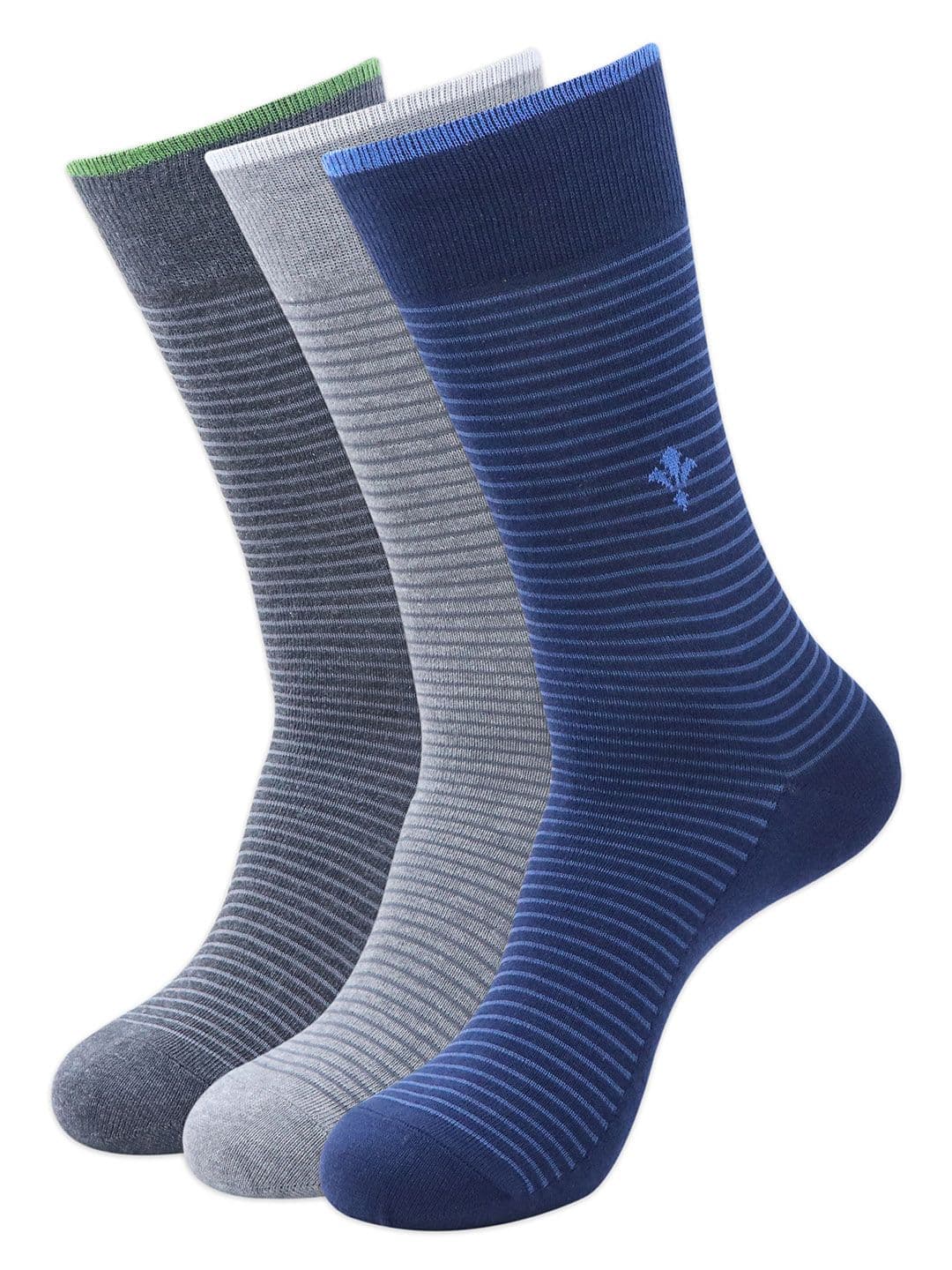 Socksxpress Men Pack Of 3 Assorted Calf-Length Socks - view 1
