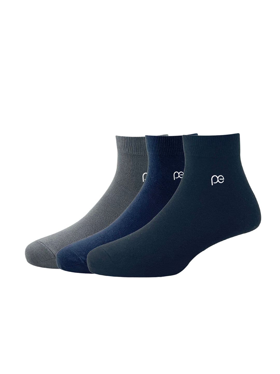 Peter England Men Pack Of 3 Solid Above Ankle Socks - view 1