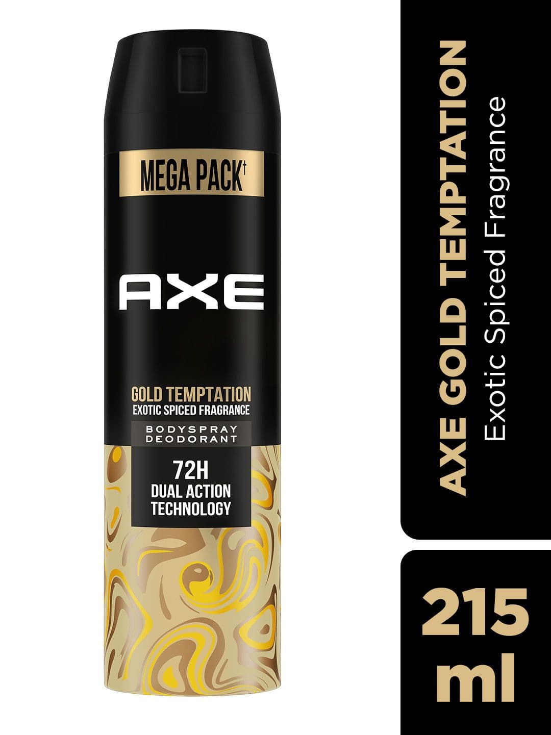 AXE Men Gold Temptation Long-Lasting Deodorant Body Spray - 137.6g (215ml) - view 1