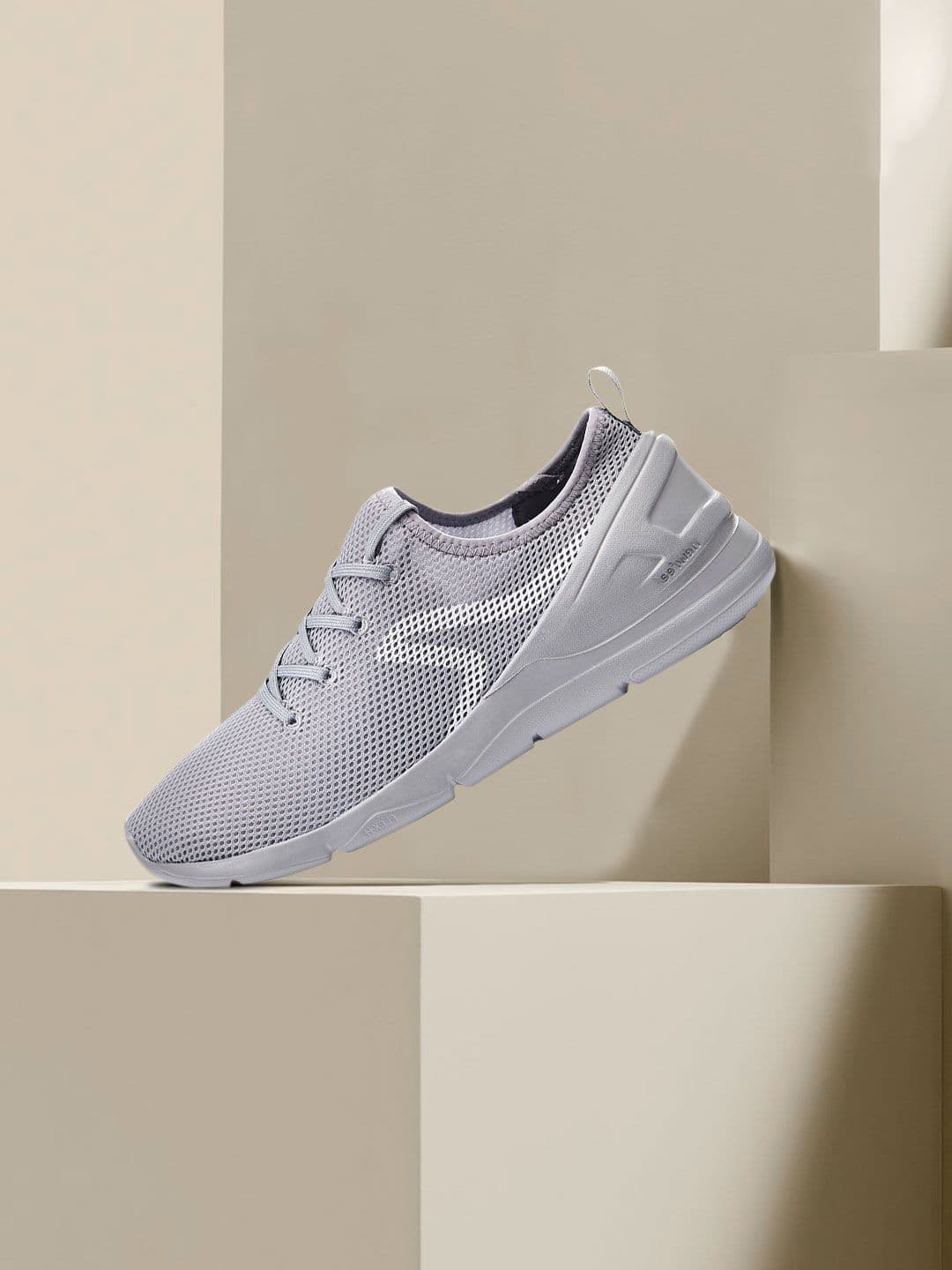 Decathlon Newfeel Men Grey Lightweight Sneaker Walking Shoes - view 1