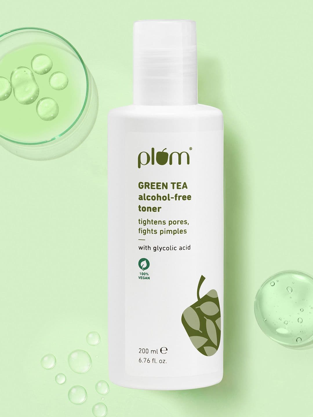 Plum Green Tea Alcohol-Free Toner With Glycolic Acid To Tighten Pores & Fight Pimples - view 1