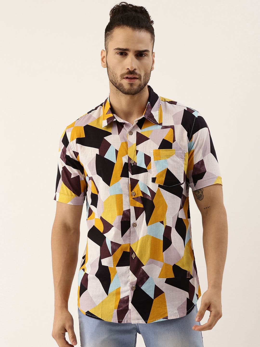 CAHOOT Men Multicoloured Printed Casual Shirt - view 1