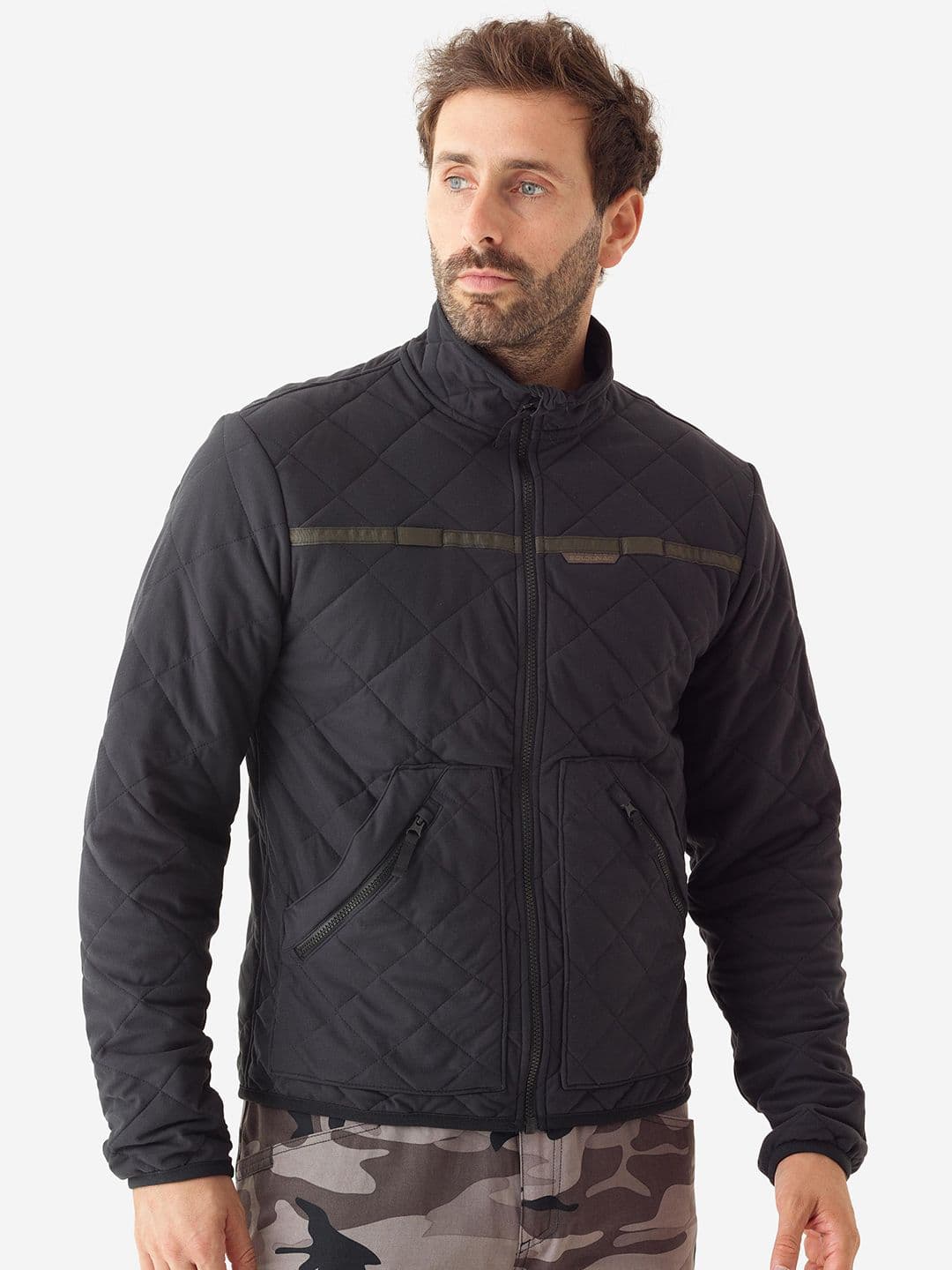Decathlon SOLOGNAC - Men Quilted Hiking Padded Jacket - view 1