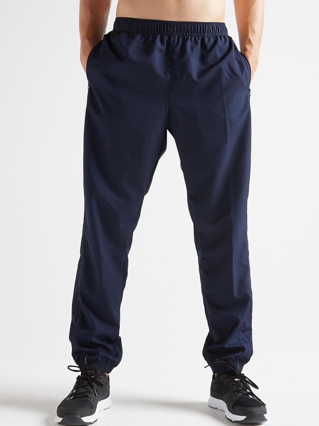 Decathlon Domyos - Men Blue Fpa 120 M Breathable Quick Dry Gym Track Pants - view 1