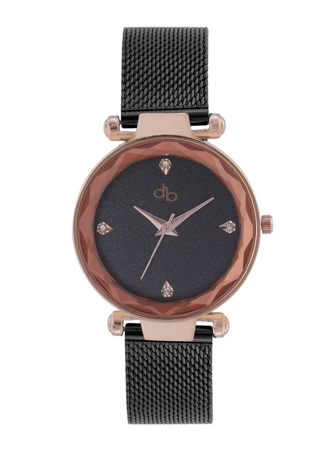 DressBerry X fwd Women Black Dial & Bracelet Style Straps Analogue Watch DB-SS21-6A - view 1