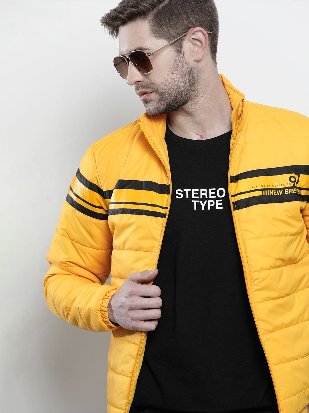 The Indian Garage Co Men Zip-Front Slim Fit Bomber Jacket - view 1