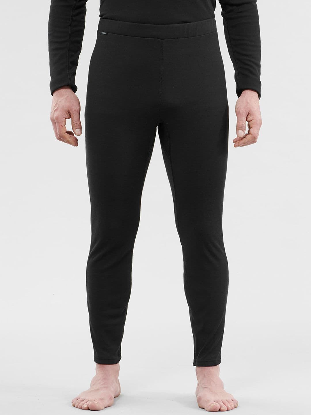 Decathlon Wedze - Men Black BL100 Moisture Managing Skiing Thermal Pant - view 1