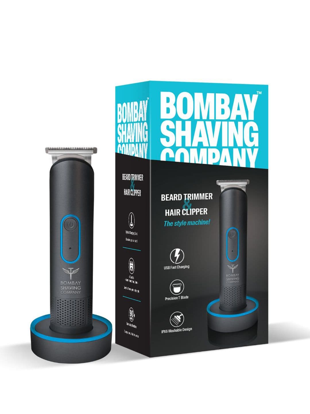 Bombay Shaving Company Men Grey & Blue All-in-One Beard Trimmer - view 1