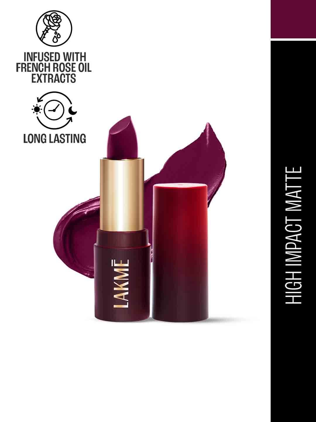 Lakme Cushion Matte Lipstick - Purple Diamond CM5 - view 1