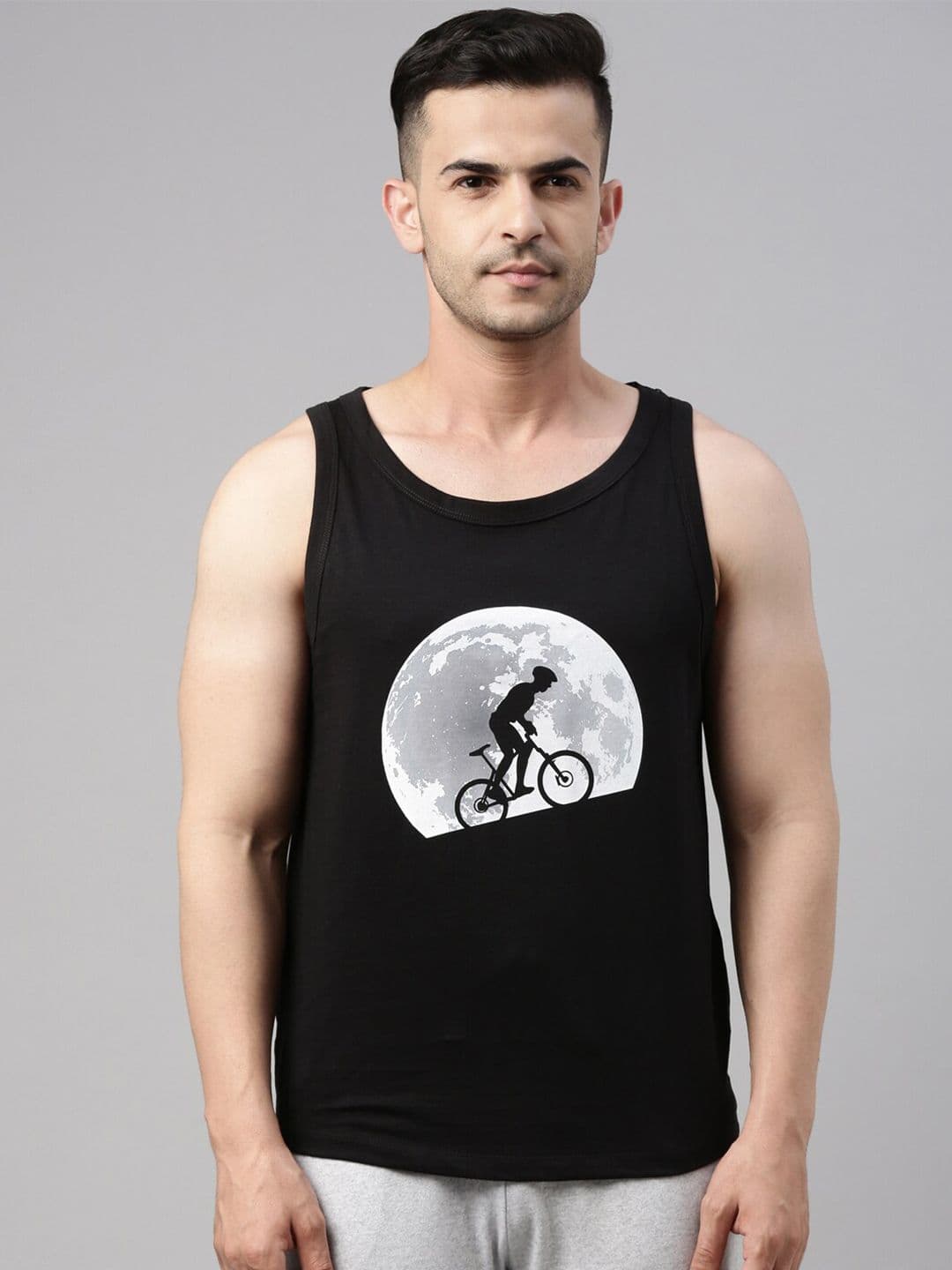 Bushirt Men Black Printed Pure Cotton T-shirt - view 1