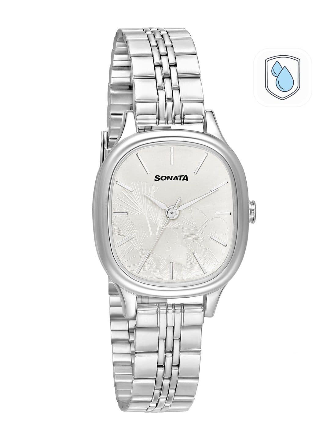 Sonata Linnea Quartz Analog With Silver Dial Watch For Women - Nt8173sm01 - view 1