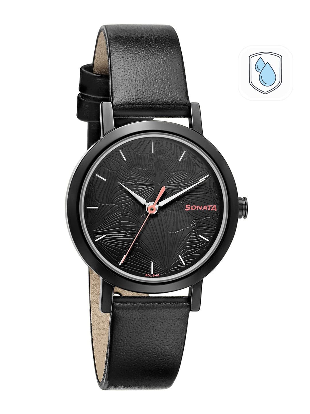 Sonata Linnea Quartz Analog With Black Dial Watch For Women - Nt8174nl01 - view 1