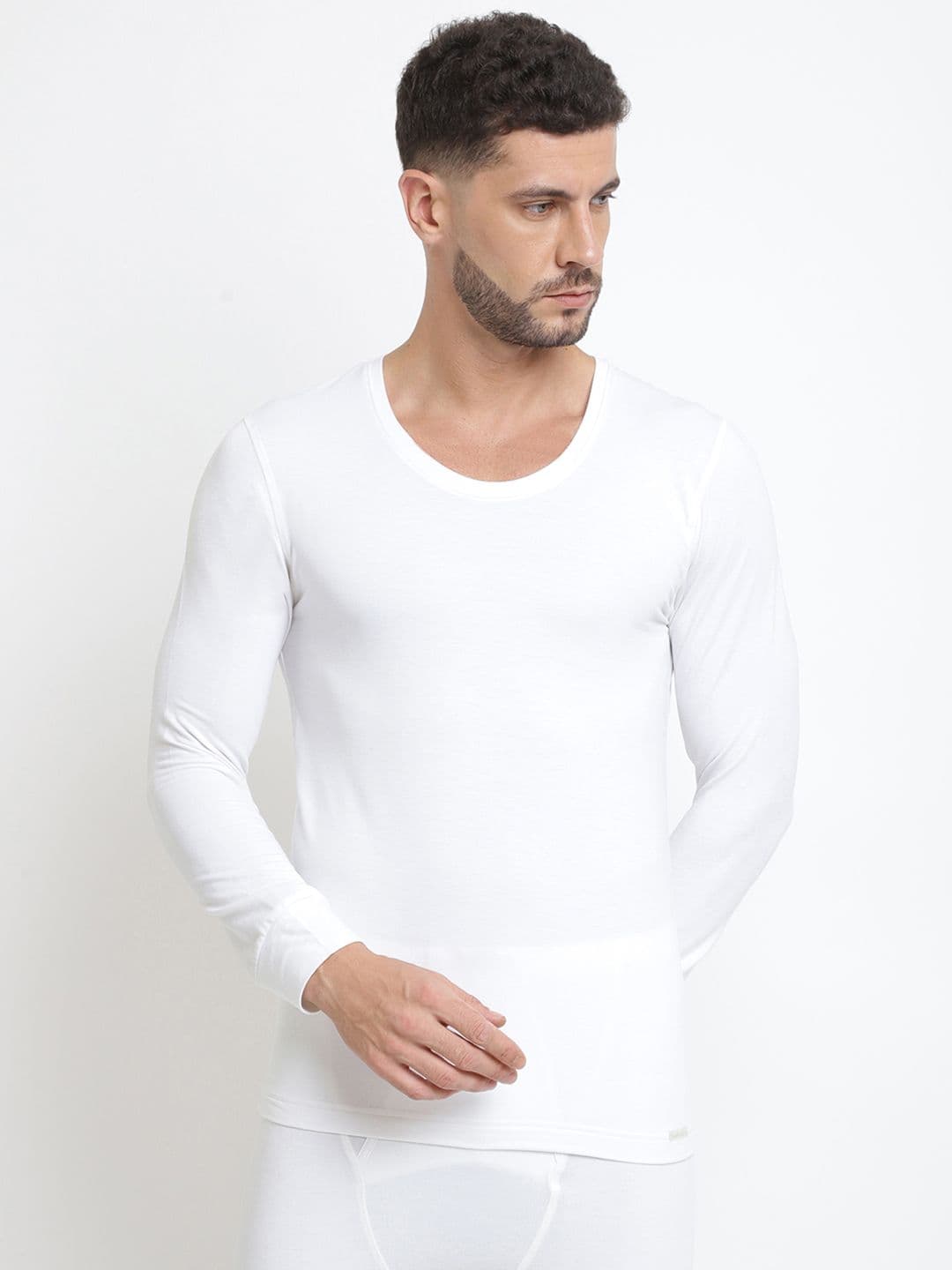Van Heusen Innerwear Men Warmtech Low Neck Thermal Top - view 1