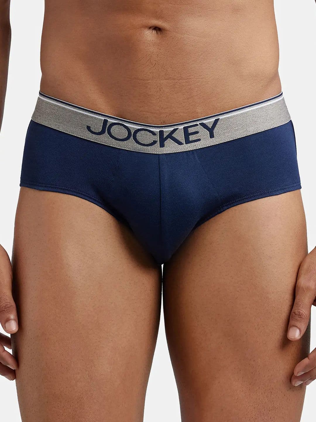 Jockey Combed Cotton Brief with Ultrasoft Waistband-8037 - view 1
