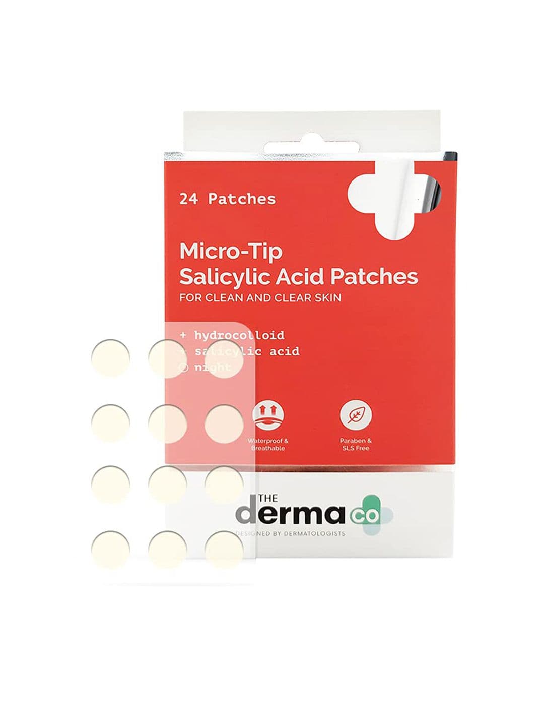 The Derma co. Unisex Micro-Tip Salicylic Acid Patches With Hydrocolloid - 24 Patches - view 1