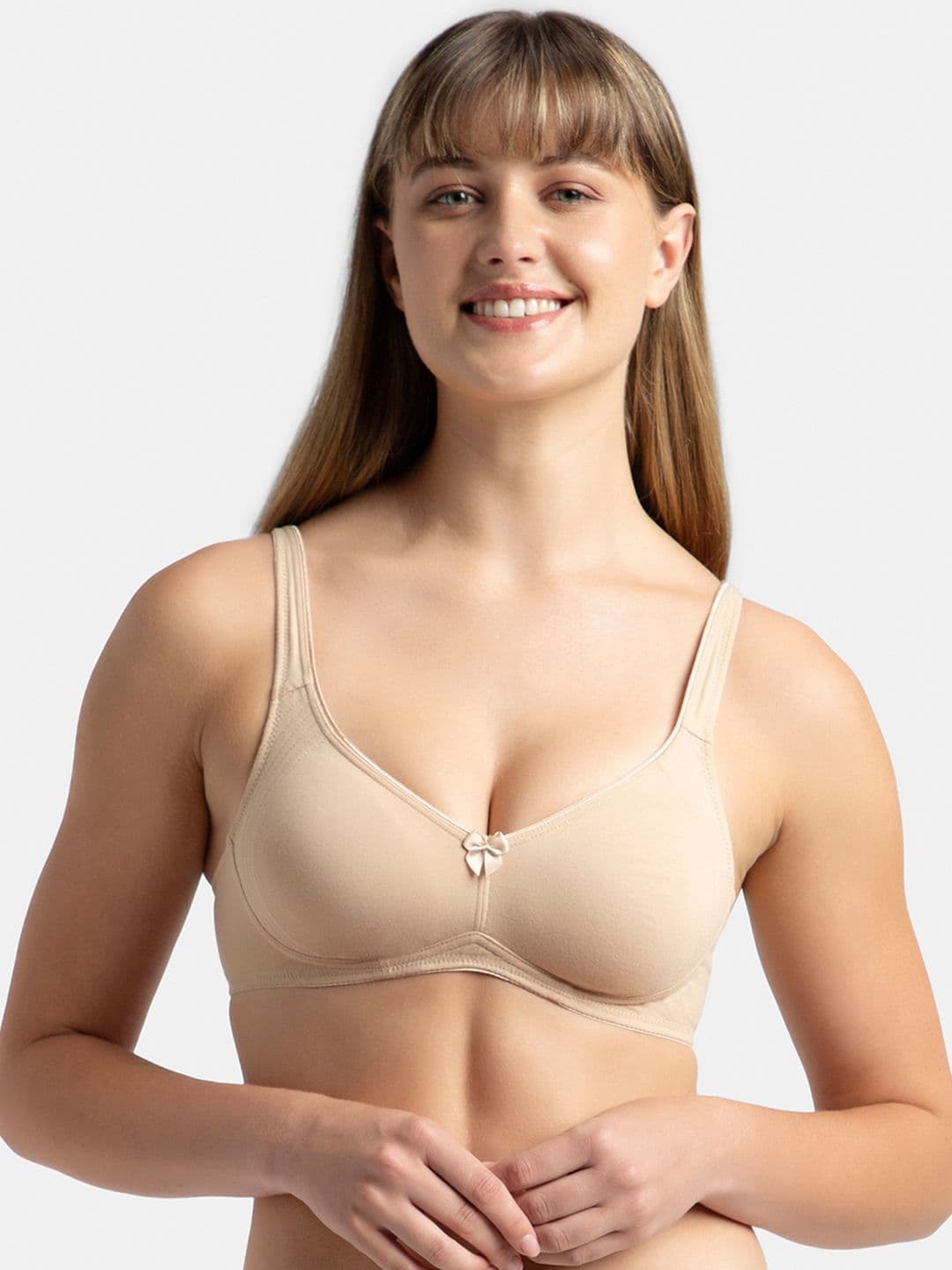 Jockey Wirefree Non-Padded Super Combed Cotton Full Coverage Everyday Bra-1250 - view 1