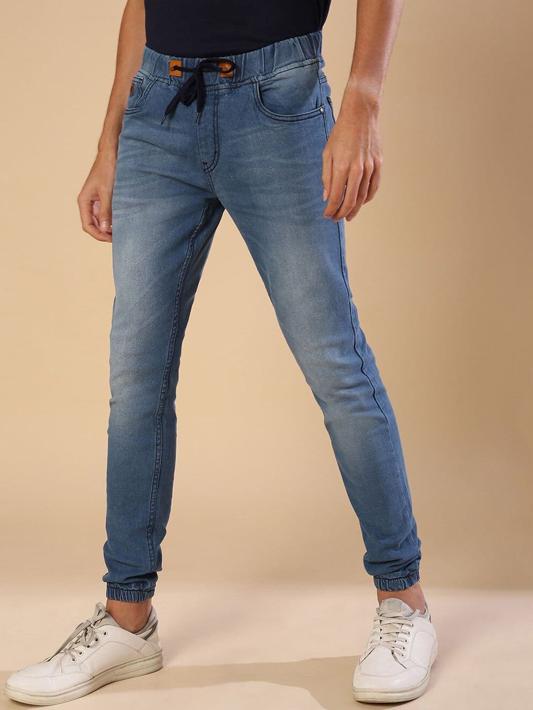 CAHOOT Men Blue Super Light Fade Stretchable Jeans - view 1