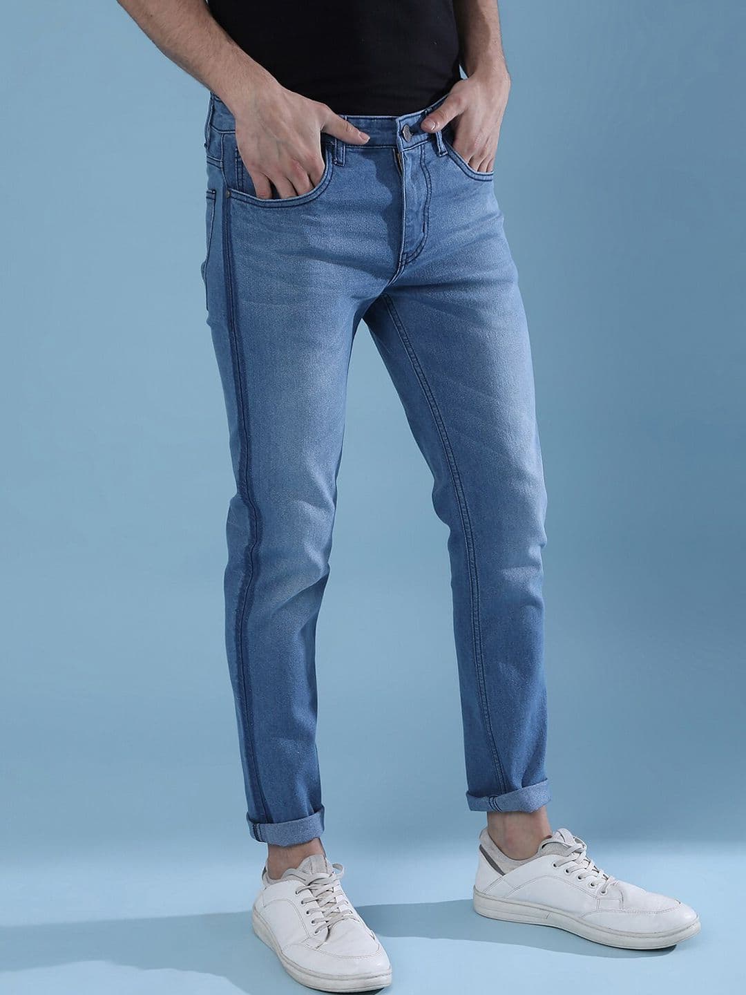 CAHOOT Men Blue Stretchable Jeans - view 1