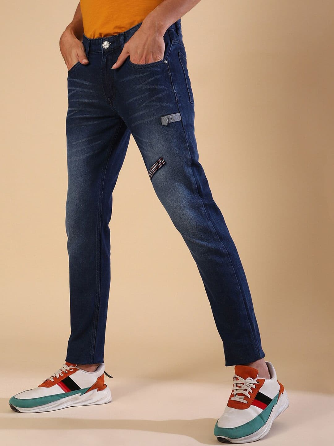 CAHOOT Men Blue Super Stretchable Jeans - view 1